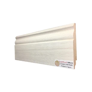 Плинтус МДФ Teckwood Дуб Сандал Светлый 100x16x2150