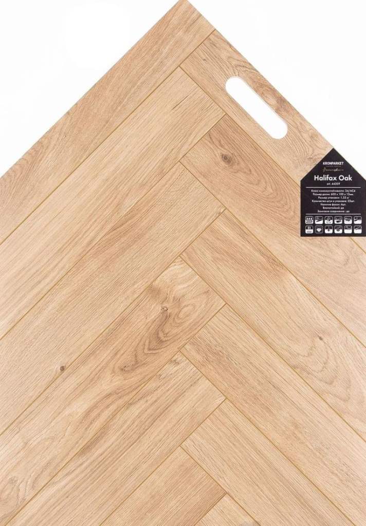 Ламинат Ламинат KRONPARKET Herringbone 44309 Дуб Галифакс