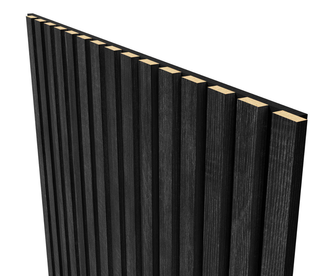 Отделка стен и потолка Акустическая панель Cosca, 1200х600х19мм, черный войлок, дуб графит