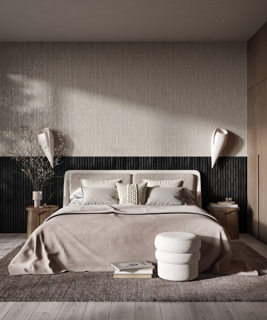 Отделка стен и потолка Акустическая панель Cosca, 1200х600х19мм, черный войлок, дуб графит