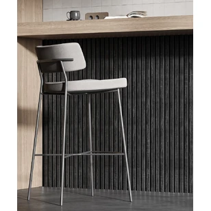 Акустическая панель Cosca, 1200х600х19мм, черный войлок, дуб графит