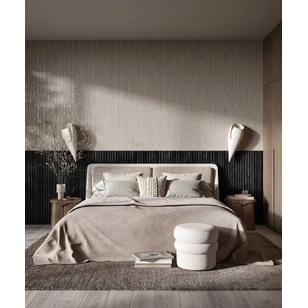 Акустическая панель Cosca, 1200х600х19мм, черный войлок, дуб графит