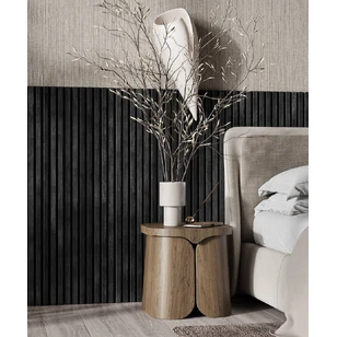 Акустическая панель Cosca, 1200х600х19мм, черный войлок, дуб графит