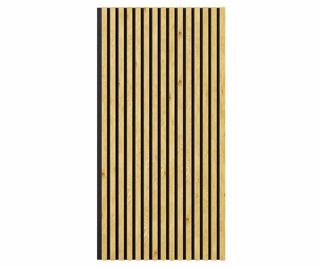 Отделка стен и потолка Акустическая панель Cosca, 1200х600х19мм, черный войлок, дуб медный