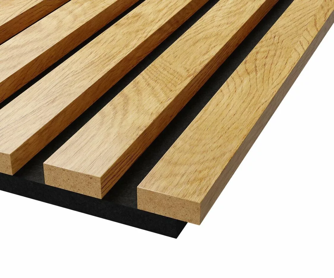 Отделка стен и потолка Акустическая панель Cosca, 1200х600х19мм, черный войлок, дуб медный