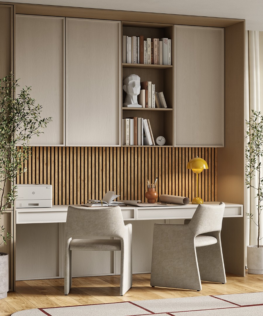 Отделка стен и потолка Акустическая панель Cosca, 1200х600х19мм, черный войлок, дуб медный