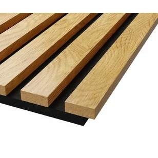 Акустическая панель Cosca, 1200х600х19мм, черный войлок, дуб медный