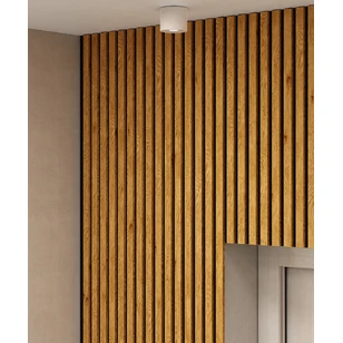 Акустическая панель Cosca, 1200х600х19мм, черный войлок, дуб медный