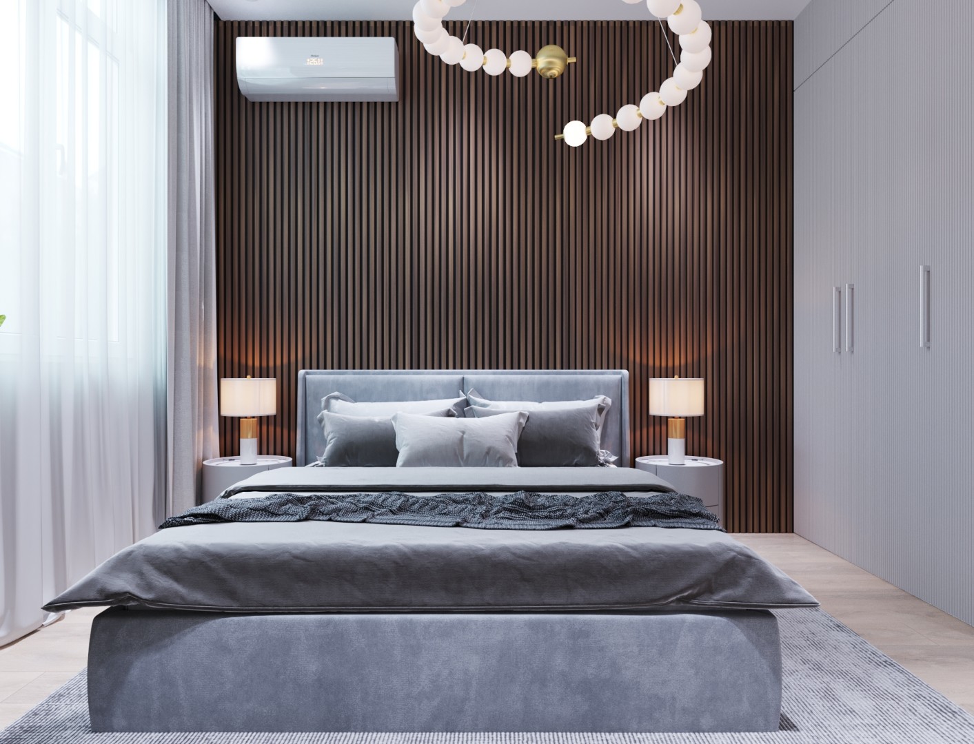 Отделка стен и потолка Акустическая панель Cosca, 1200х600х19мм, черный войлок, дуб старинный натуральный