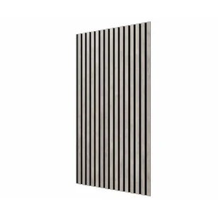 Акустическая панель Cosca, 1200х600х19мм, черный войлок, дуб старинный светло-серый