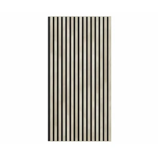 Акустическая панель Cosca, 1200х600х19мм, черный войлок, ясень кристалл