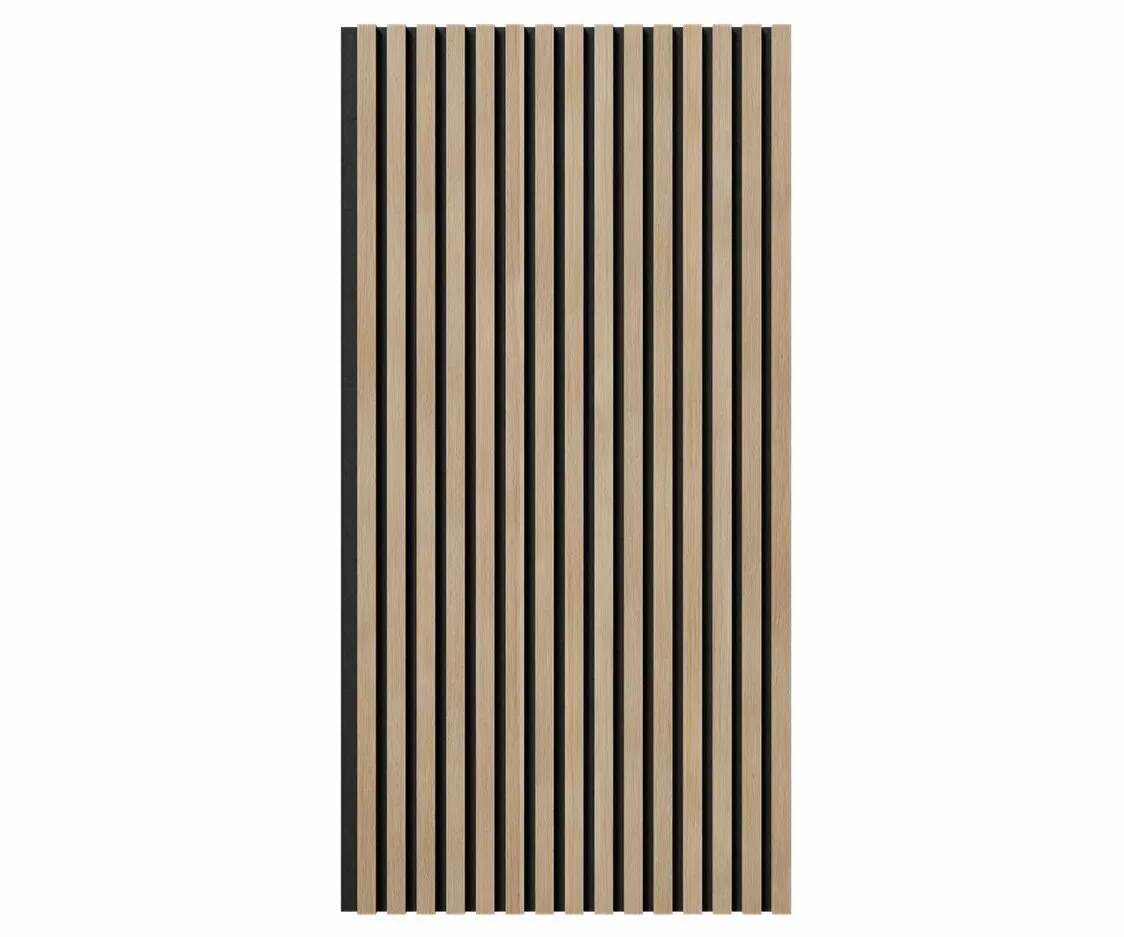 Отделка стен и потолка Акустическая панель Cosca, 1200х600х19мм, черный войлок, ясень тирамису