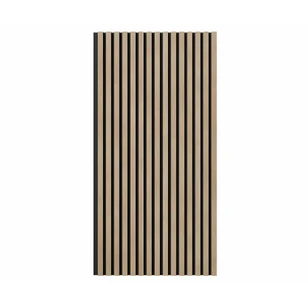 Акустическая панель Cosca, 1200х600х19мм, черный войлок, ясень тирамису