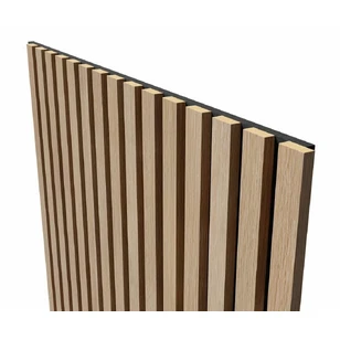 Акустическая панель Cosca, 1200х600х19мм, черный войлок, ясень тирамису