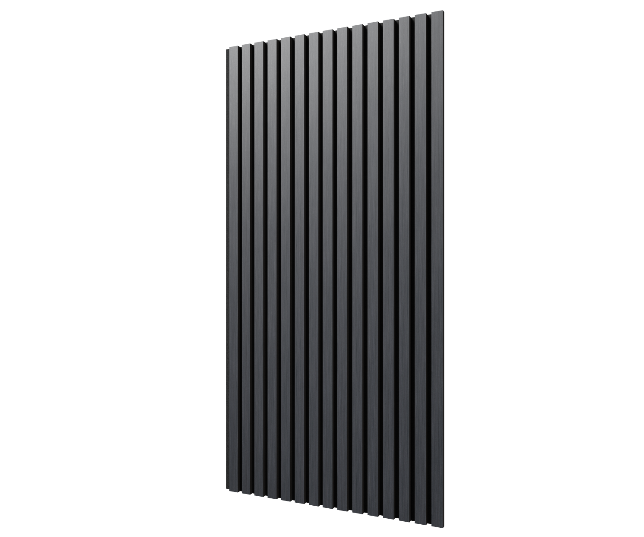 Отделка стен и потолка Акустическая панель Cosca, 1200х600х21мм, черный войлок, дуб антрацит темно-серый