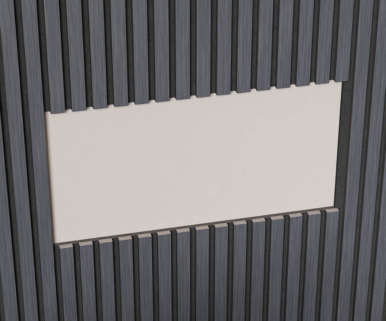 Отделка стен и потолка Акустическая панель Cosca, 1200х600х21мм, черный войлок, дуб антрацит темно-серый