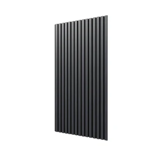 Акустическая панель Cosca, 1200х600х21мм, черный войлок, дуб антрацит темно-серый