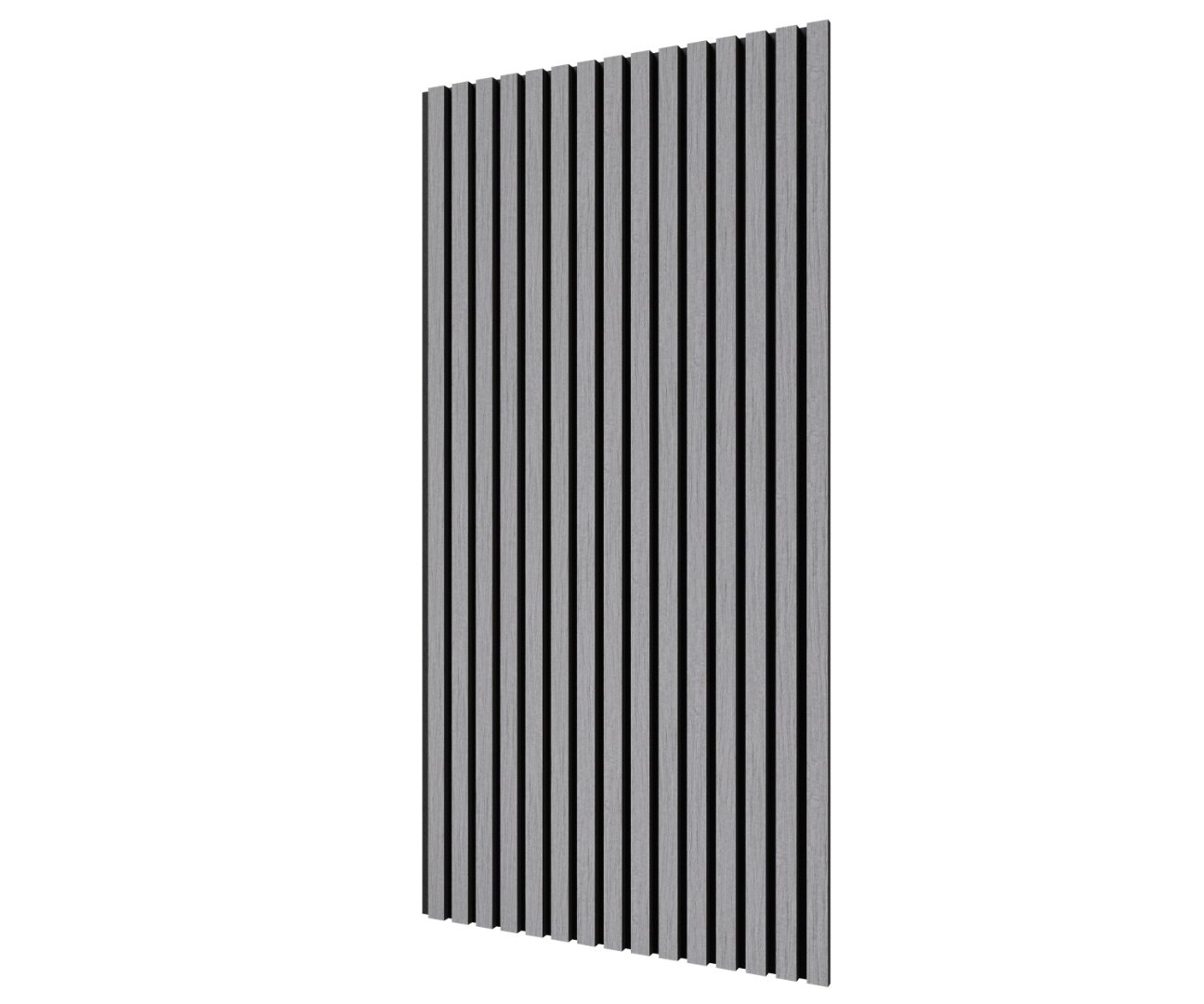 Отделка стен и потолка Акустическая панель Cosca, 1200х600х21мм, черный войлок, дуб ардженто светло-серый