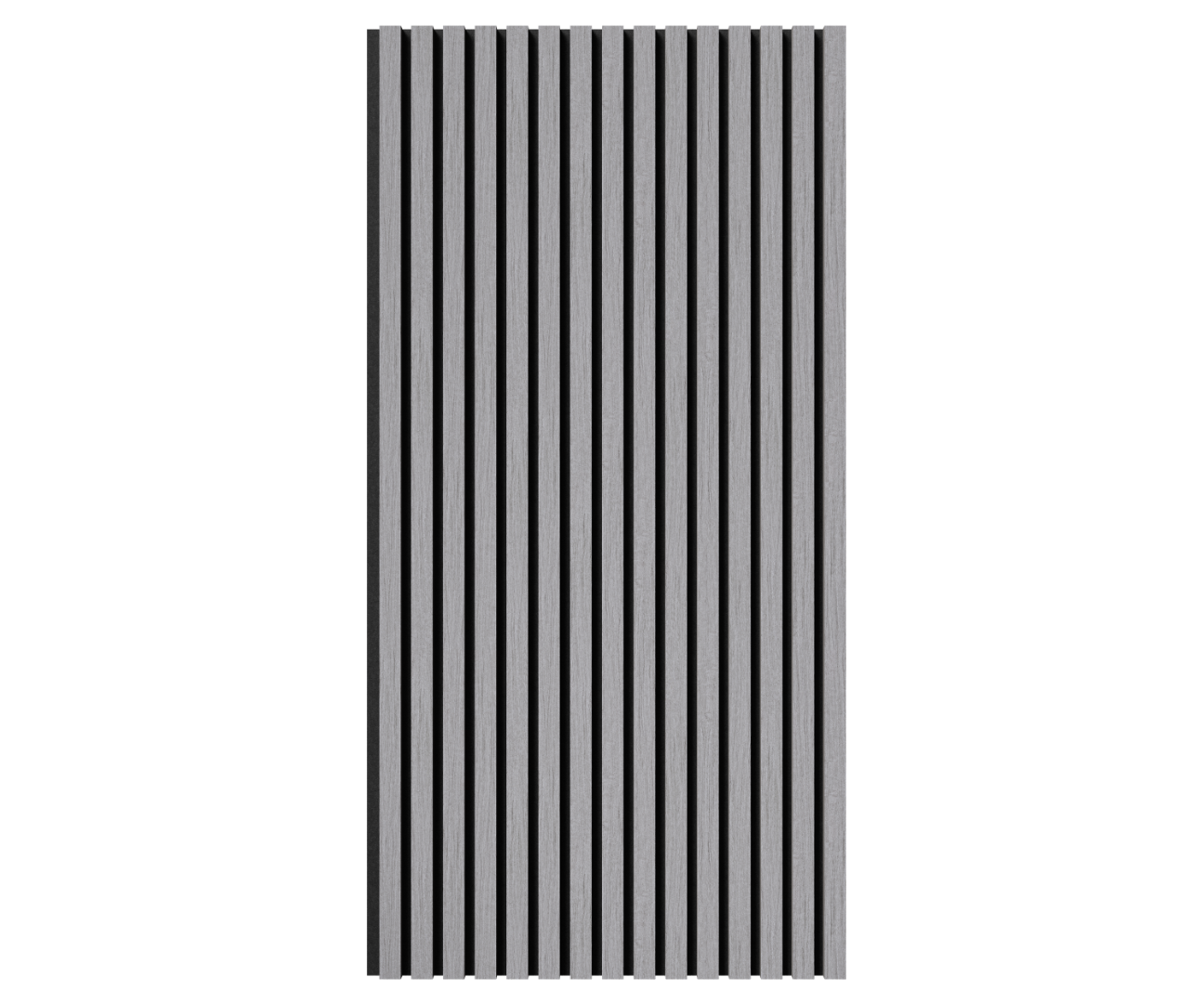 Отделка стен и потолка Акустическая панель Cosca, 1200х600х21мм, черный войлок, дуб ардженто светло-серый