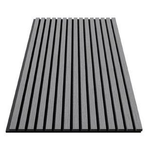 Акустическая панель Cosca, 1200х600х21мм, черный войлок, дуб ардженто светло-серый