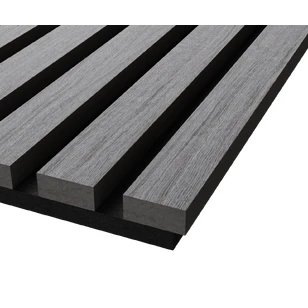 Акустическая панель Cosca, 1200х600х21мм, черный войлок, дуб ардженто светло-серый