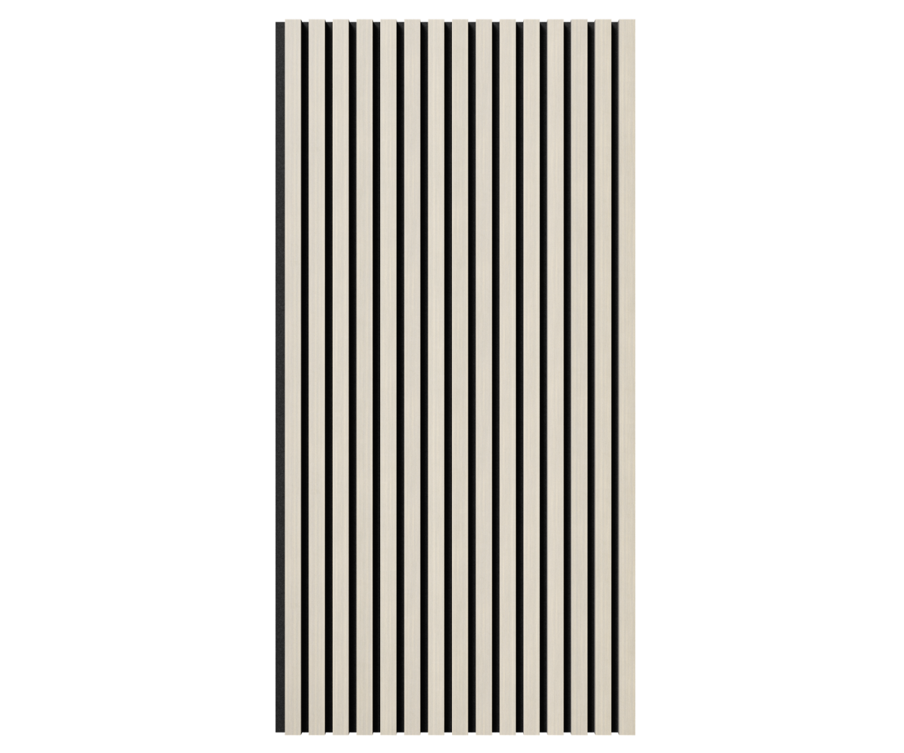 Отделка стен и потолка Акустическая панель Cosca, 1200х600х21мм, черный войлок, дуб клэр светлый