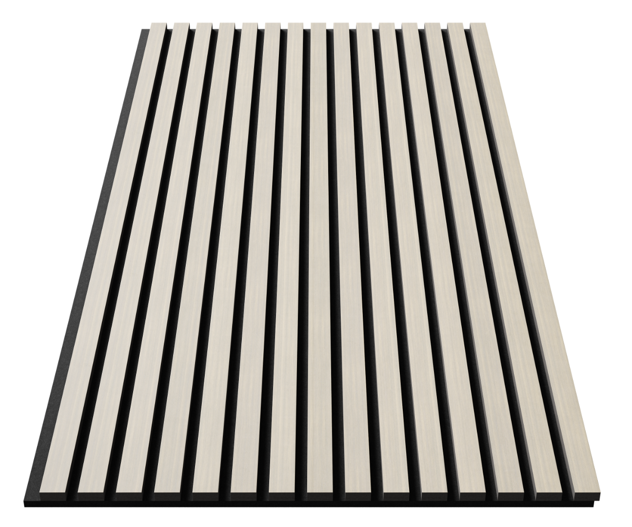 Отделка стен и потолка Акустическая панель Cosca, 1200х600х21мм, черный войлок, дуб клэр светлый