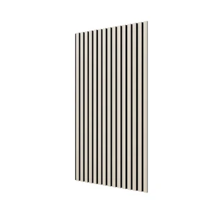 Акустическая панель Cosca, 1200х600х21мм, черный войлок, дуб клэр светлый