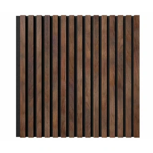 Акустическая панель Cosca, 600х600х19мм, черный войлок, дуб барон темный