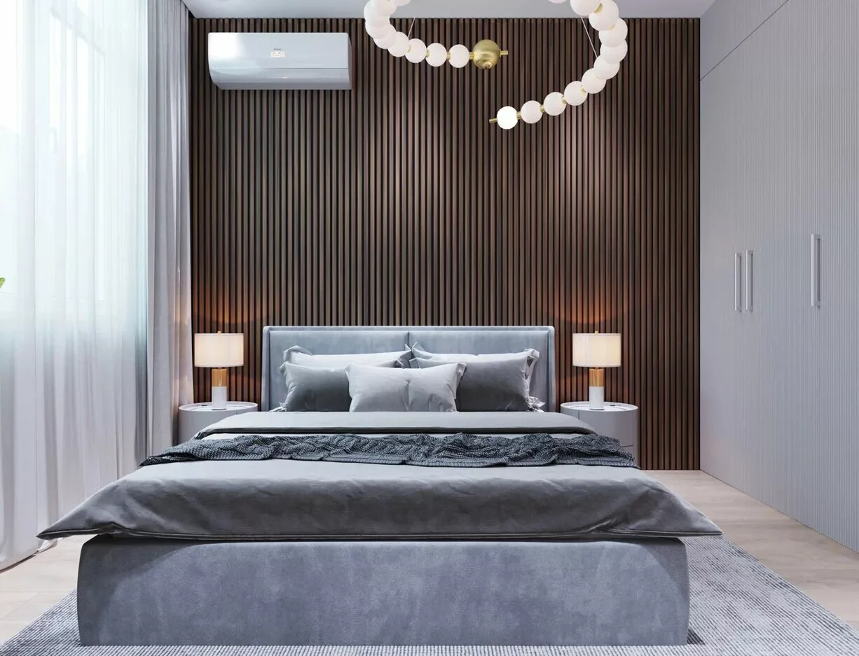 Отделка стен и потолка Акустическая панель Cosca, 600х600х19мм, черный войлок, дуб старинный натуральный