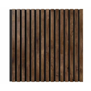 Акустическая панель Cosca, 600х600х19мм, черный войлок, дуб старинный натуральный