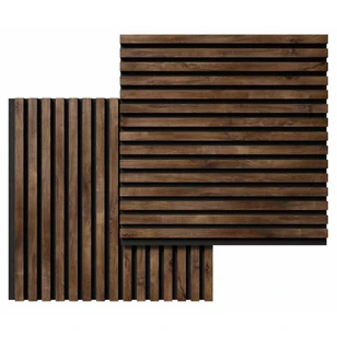 Акустическая панель Cosca, 600х600х19мм, черный войлок, дуб старинный натуральный