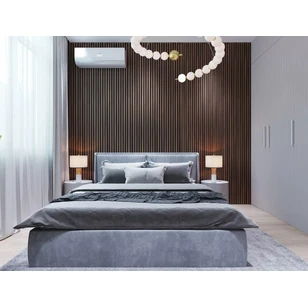 Акустическая панель Cosca, 600х600х19мм, черный войлок, дуб старинный натуральный