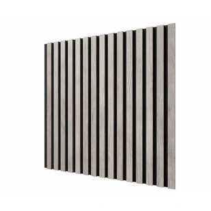 Акустическая панель Cosca, 600х600х19мм, черный войлок, дуб старинный светло-серый