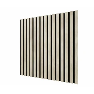 Акустическая панель Cosca, 600х600х19мм, черный войлок, ясень кристалл