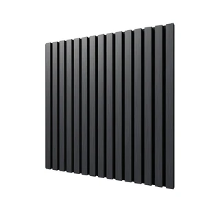 Акустическая панель Cosca, 600х600х21мм, черный войлок, дуб антрацит темно-серый