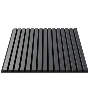 Акустическая панель Cosca, 600х600х21мм, черный войлок, дуб антрацит темно-серый