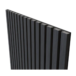 Акустическая панель Cosca, 600х600х21мм, черный войлок, дуб антрацит темно-серый