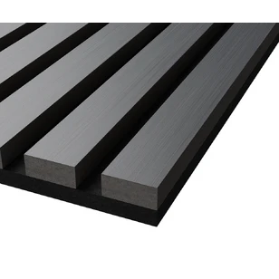 Акустическая панель Cosca, 600х600х21мм, черный войлок, дуб антрацит темно-серый