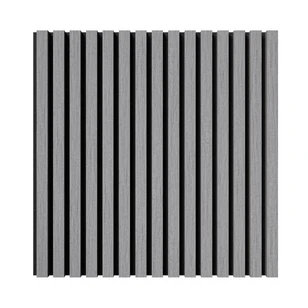 Акустическая панель Cosca, 600х600х21мм, черный войлок, дуб ардженто светло-серый