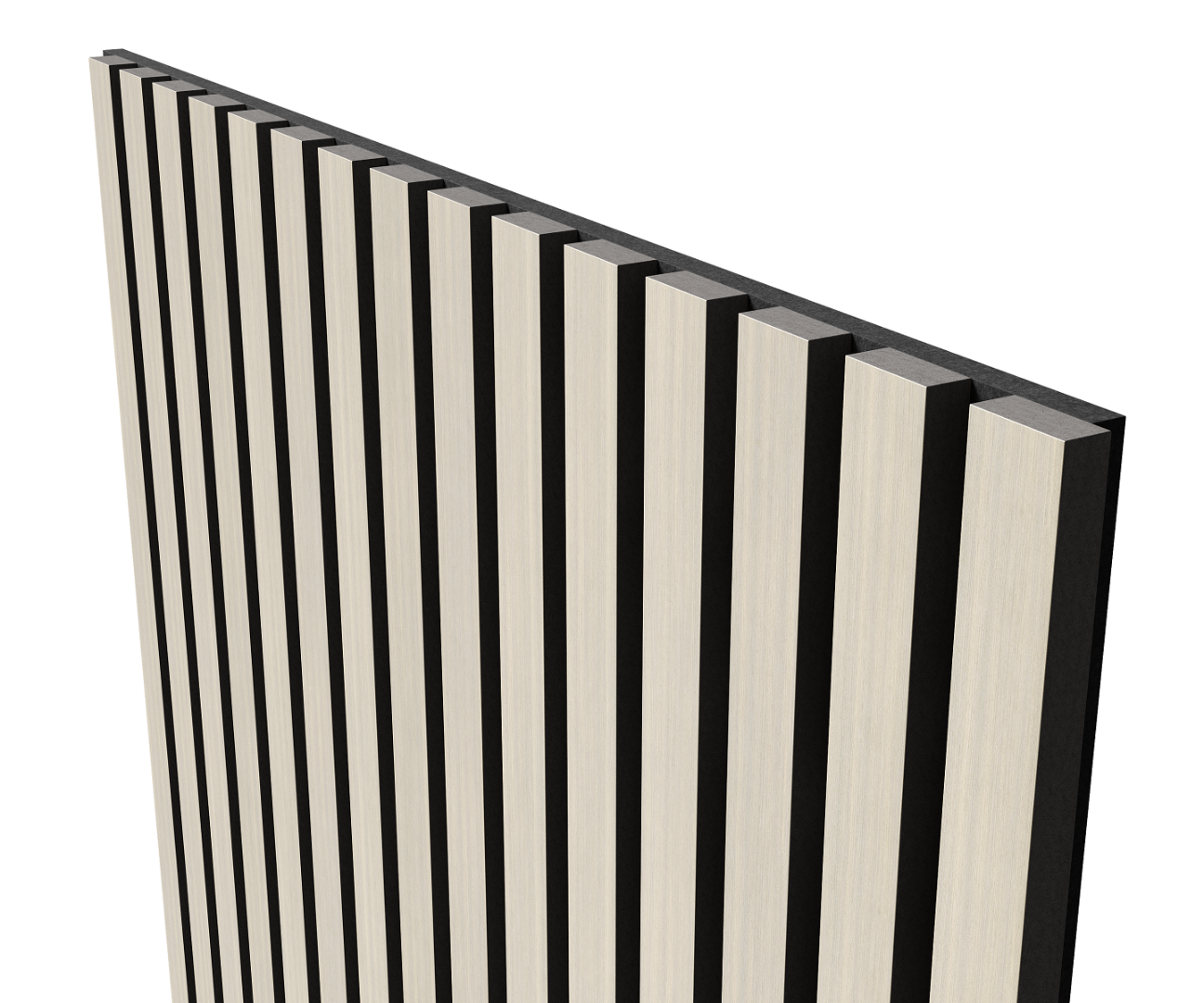 Отделка стен и потолка Акустическая панель Cosca, 600х600х21мм, черный войлок, дуб клэр светлый