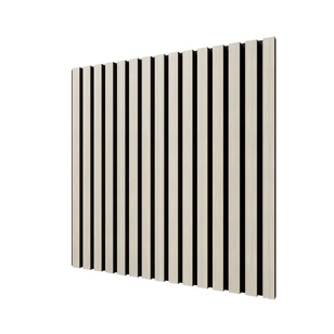 Акустическая панель Cosca, 600х600х21мм, черный войлок, дуб клэр светлый