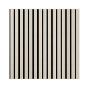 Акустическая панель Cosca, 600х600х21мм, черный войлок, дуб клэр светлый