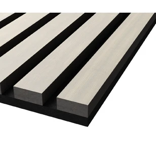 Акустическая панель Cosca, 600х600х21мм, черный войлок, дуб клэр светлый