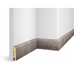 Плинтус Cosca Decor WP07, экошпон, дуб Понца 80х16х2400 мм