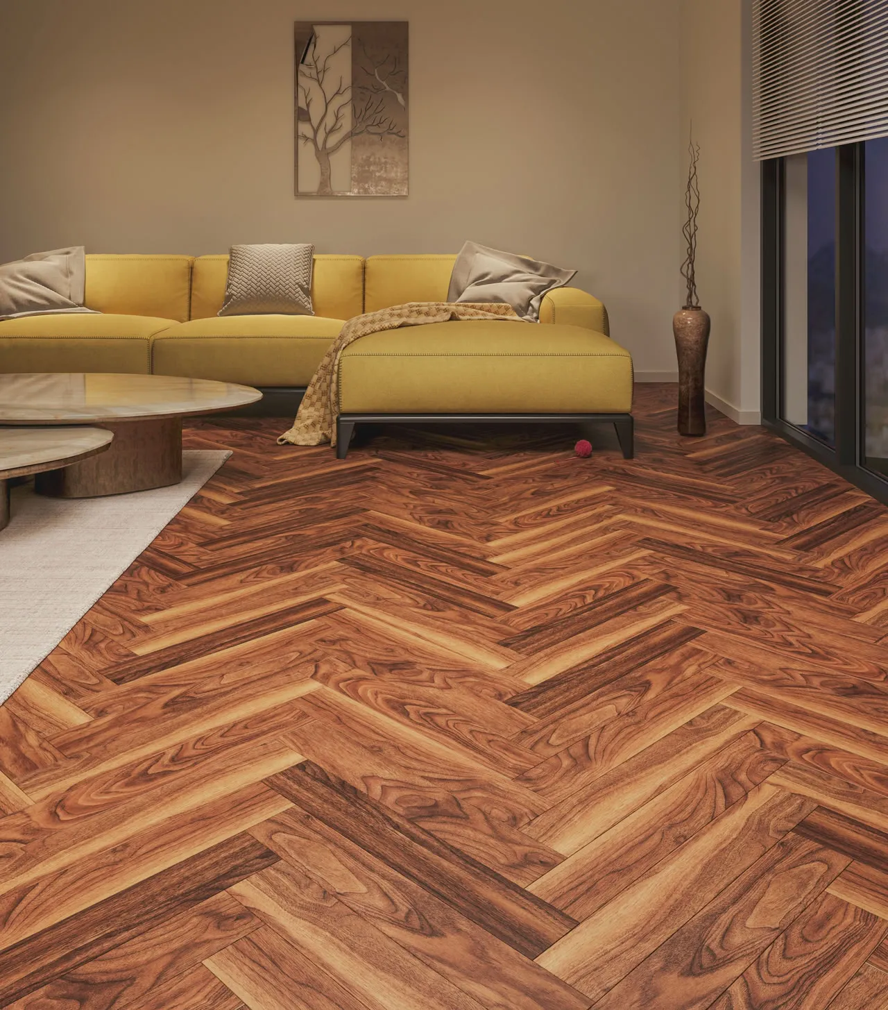 Ламинат Ламинат My Step Herringbone 12 mm Селид MS3512 600x100x12 мм