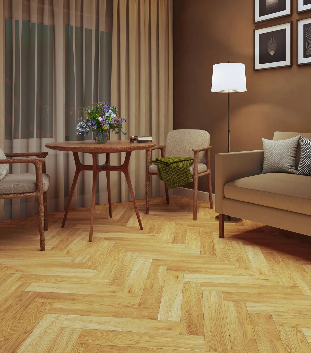 Ламинат Ламинат My Step Herringbone 12 mm Тиса MS3212 475x95x12 мм