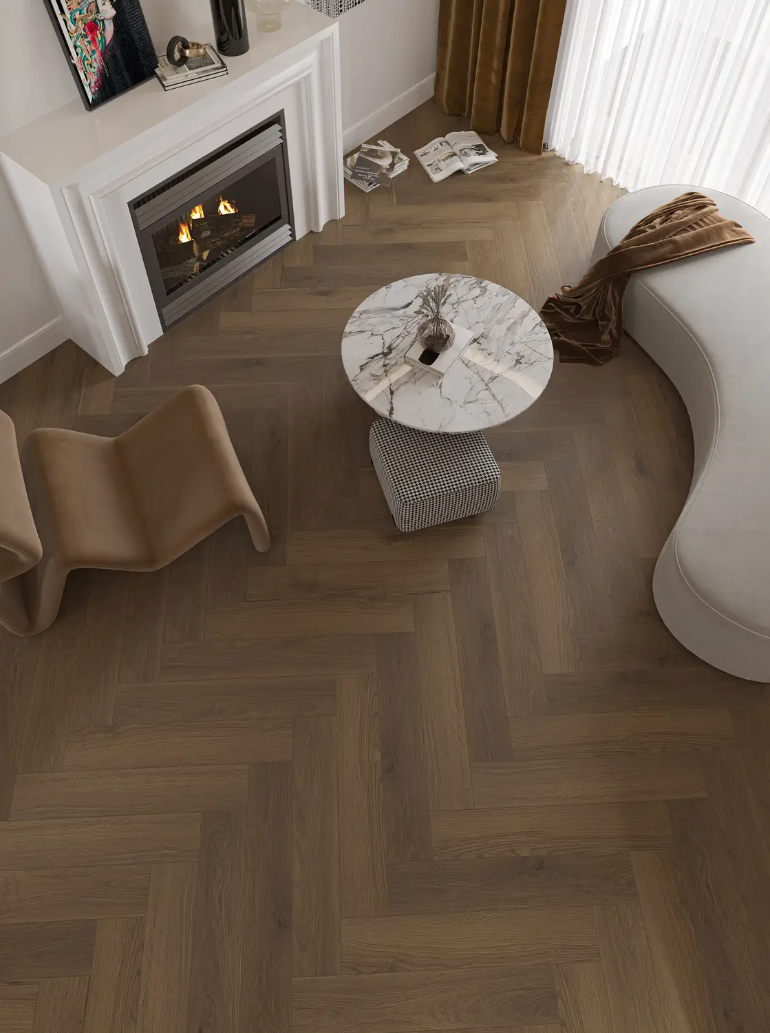 Ламинат Ламинат My Step Herringbone 12 mm Руна MS6812 605x110x12 мм