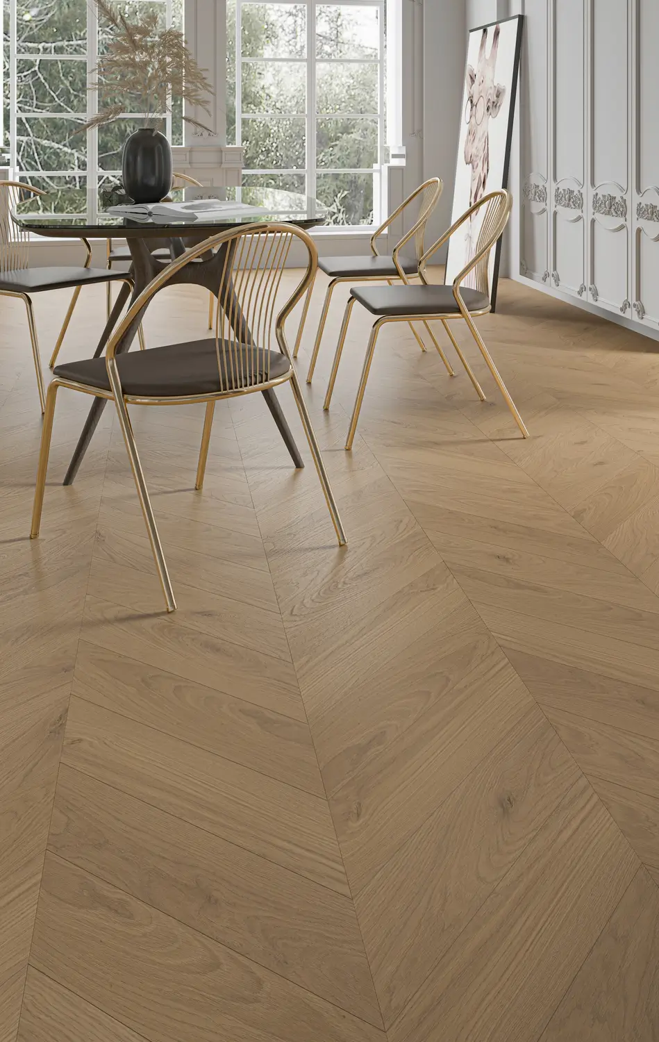 Ламинат Ламинат My Step Herringbone Chevron Треви MS6512 550x112x12 мм