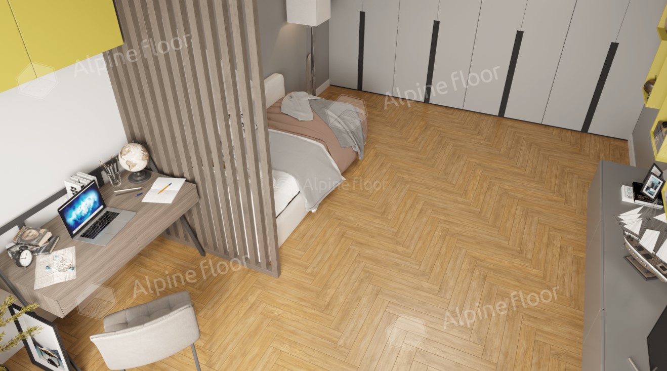 Ламинат Ламинат Alpine Floor Herringbone 8 Pro Дуб Тулуза LF102-4